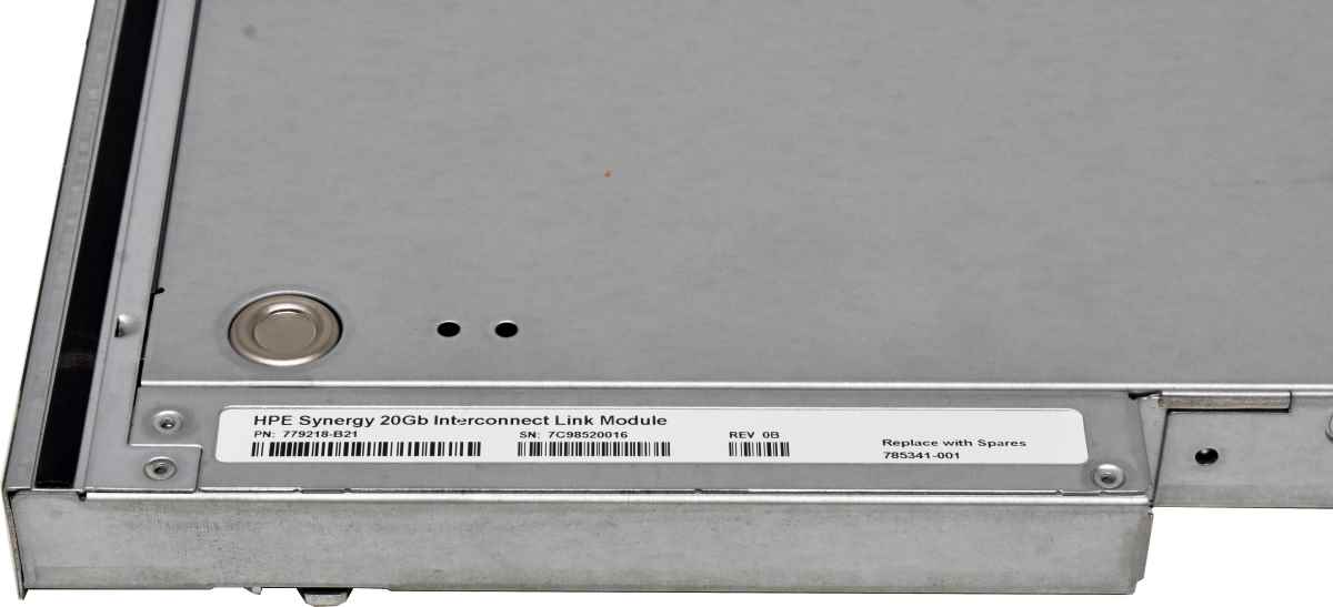 HP Synergy Compute Module HPE Synergy 20Gb Interconnect Link Module 779218-B21 785341-001 HP Synergy Compute Module HPE Synergy 20Gb Interconnect Link Module 779218-B21 785341-001