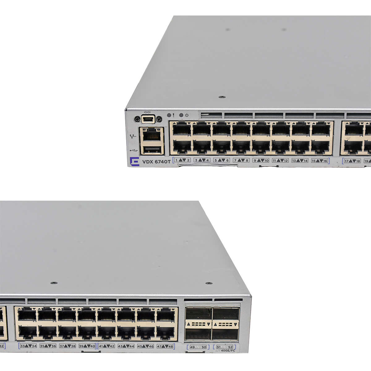 Extreme-VDX-6740T-XBR-VDX6740T-24-F-48-Port-10G-RJ-006.jpg Extreme VDX 6740T XBR-VDX6740T-24-F 48-Port 10G RJ-45 Ethernet Switch 4x 40G QSFP+