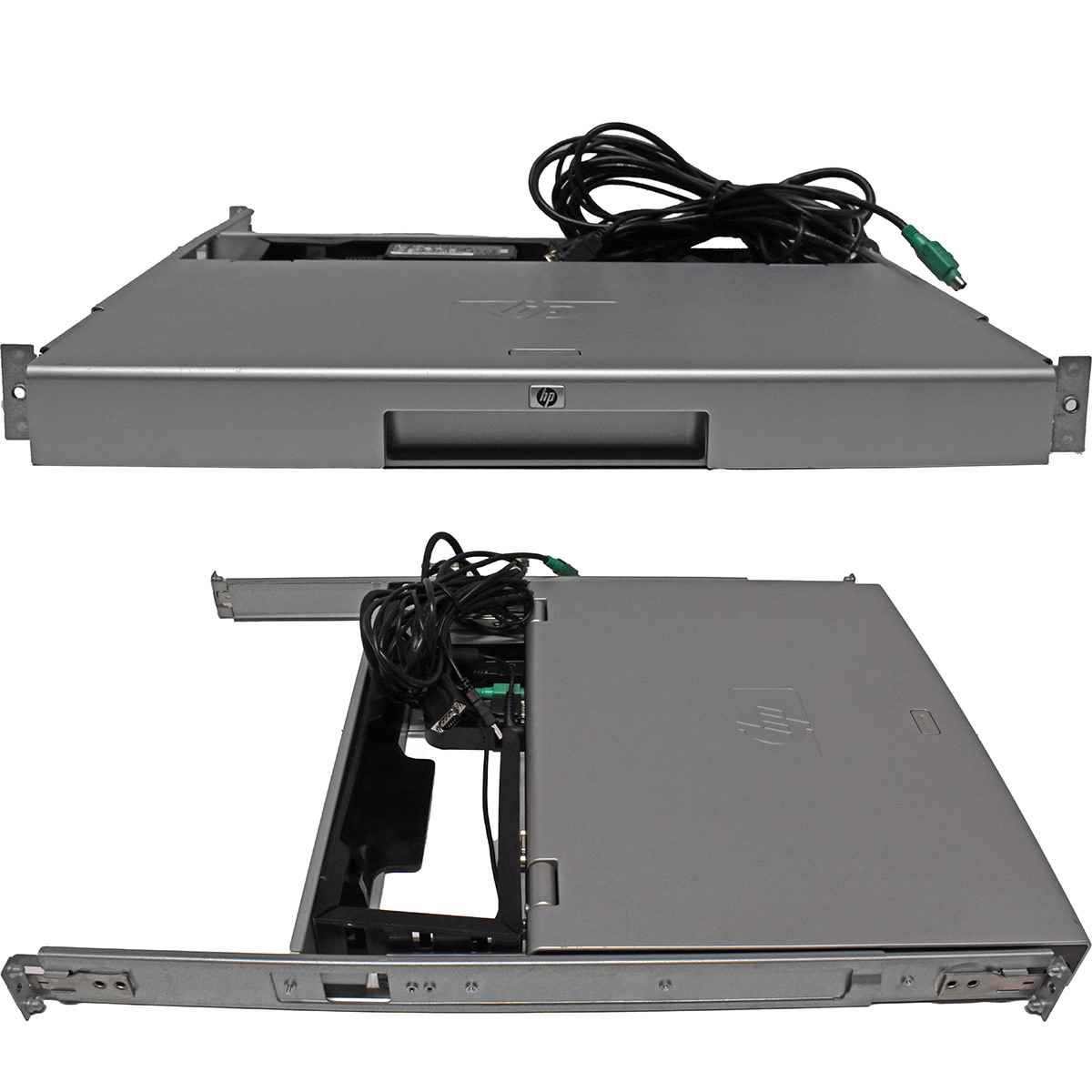 HP TFT7600RKM INTL 1U KVM Console and Monitor 17.3" WXGA+ US Keyboard NO AC ADAPTER HP TFT7600RKM INTL 1U KVM Console and Monitor 17.3" WXGA+ US Keyboard NO AC ADAPTER