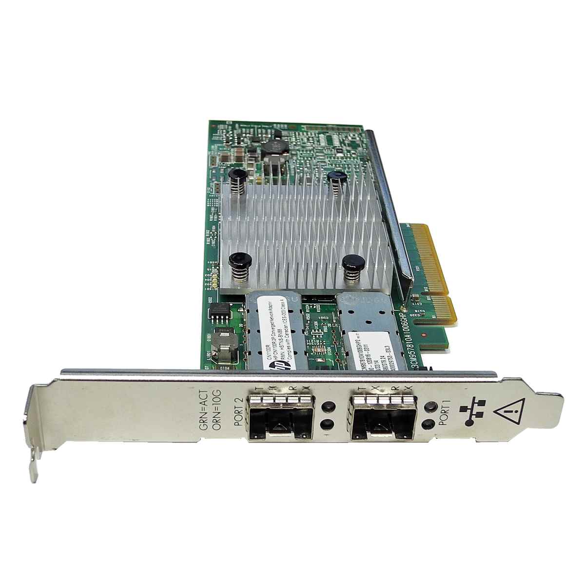 HP CN1100R Dual-Port 10GbE FC SFP+ PCIe x8 Converged Network Adapter 706801-001 HP CN1100R Dual-Port 10GbE FC SFP+ PCIe x8 Converged Network Adapter 706801-001