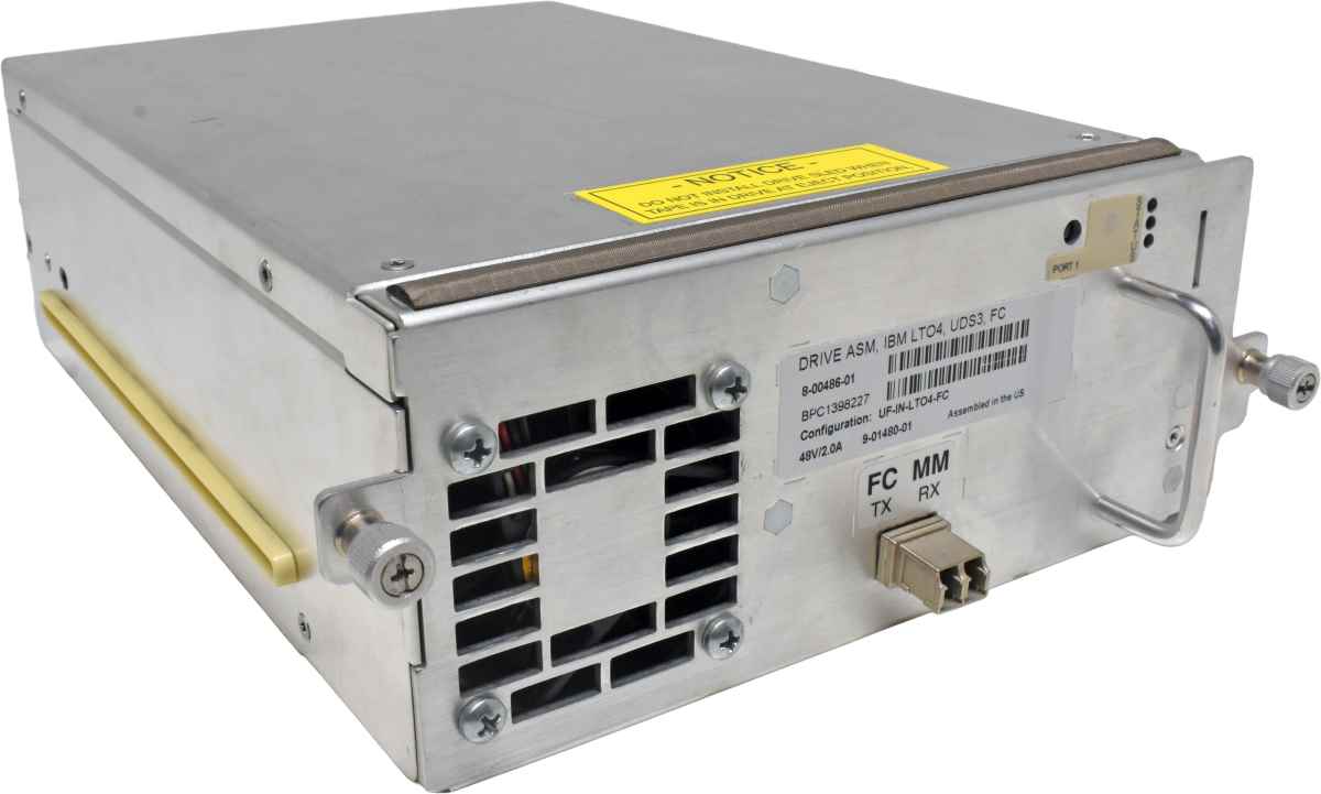 Quantum 8-00486-01 9-01480-01 DRV ASM IBM LTO-4 UDS3 FC 4G Tape Drive Quantum 8-00486-01 9-01480-01 DRV ASM IBM LTO-4 UDS3 FC 4G Tape Drive