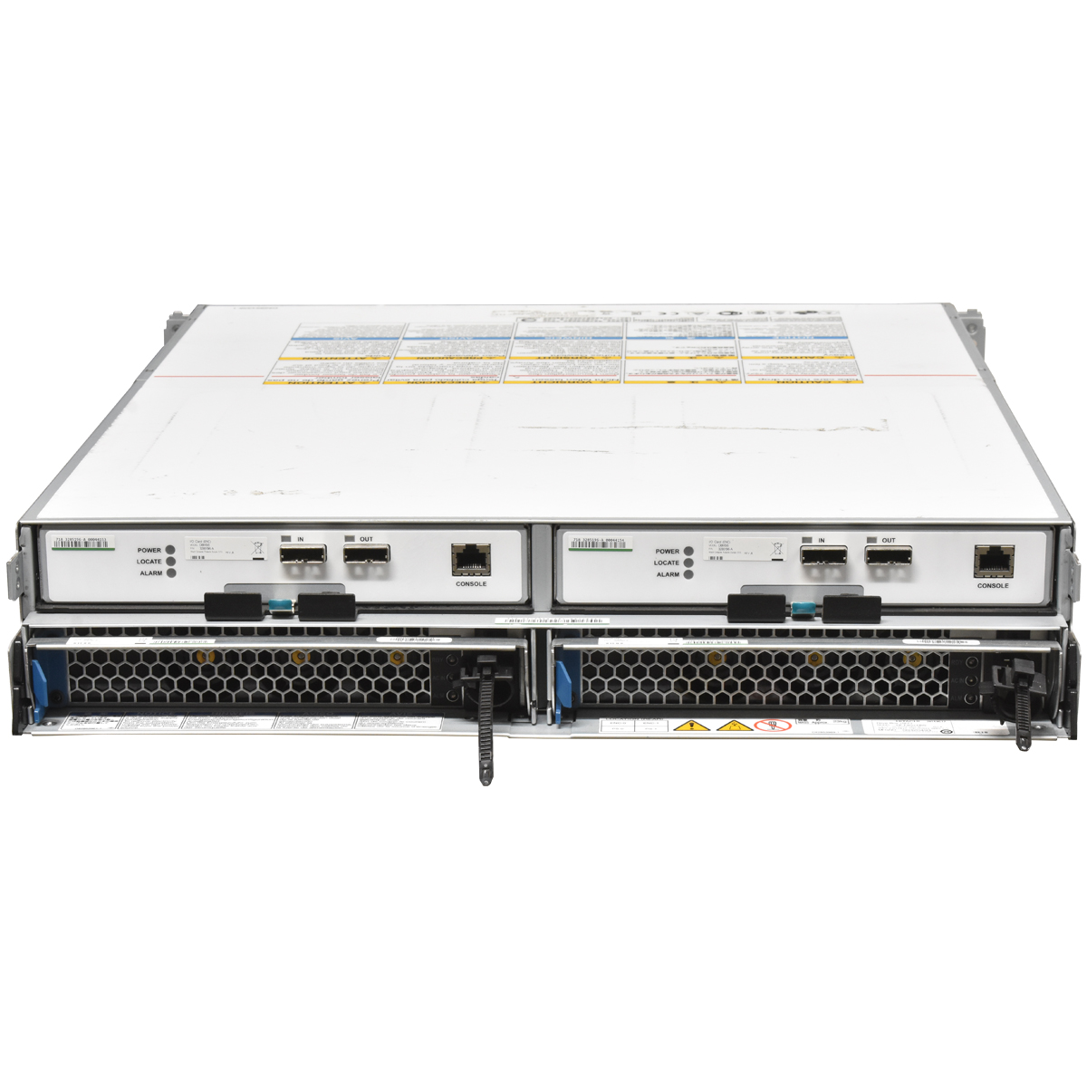 Hitachi Drive Box DF-F850-DBS 24x SFF 2,5" 2x I/O Card DBMS6 3285196-A 2x PSW 2U Hitachi Drive Box DF-F850-DBS 24x SFF 2,5" 2x I/O Card DBMS6 3285196-A 2x PSW 2U