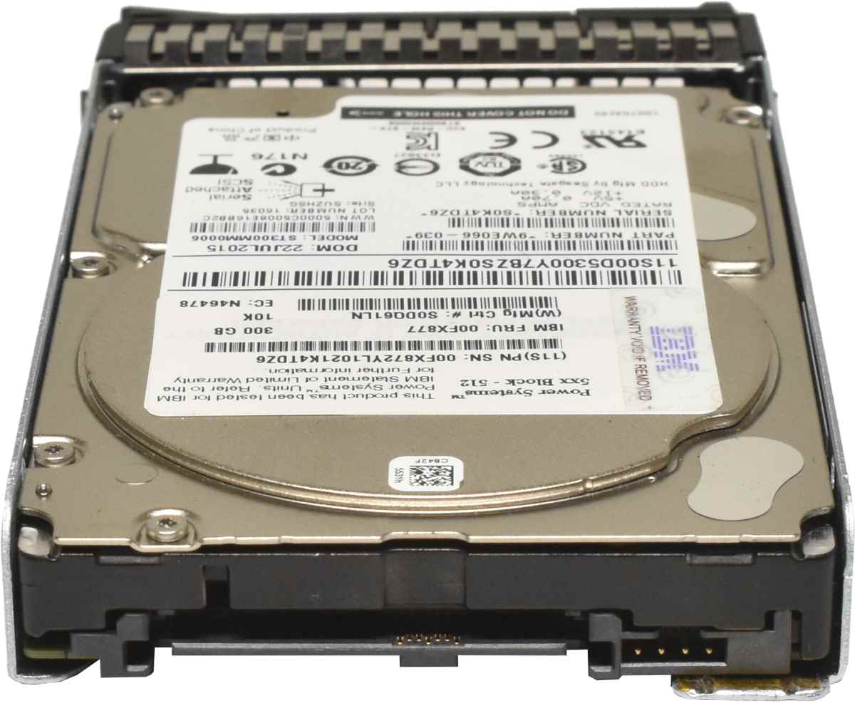 IBM 300GB HDD Festplatte 10K SAS 6G 00FX877 ST300MM0006 mit Rahmen IBM 300GB HDD Festplatte 10K SAS 6G 00FX877 ST300MM0006 mit Rahmen
