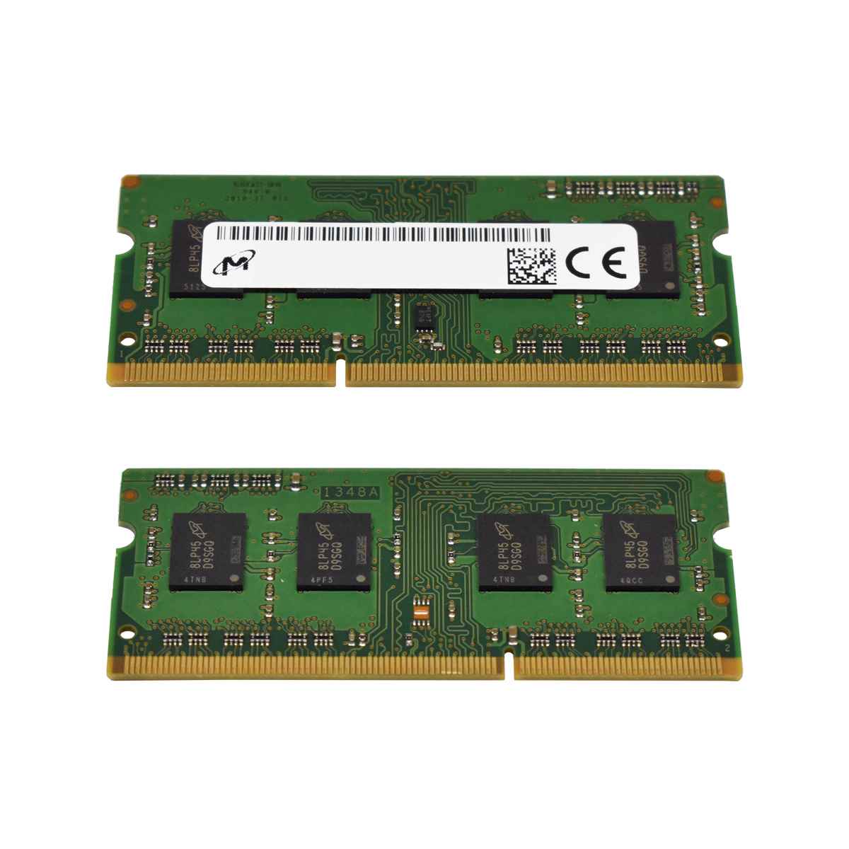 Micron 4GB 1Rx8 PC3L-12800S MT8KTF51264HZ-1G6N1 SO-DIMM Micron 4GB 2Rx8 PC3-10600S MT16JS51264HZ-1G4D1 SO-DIMM