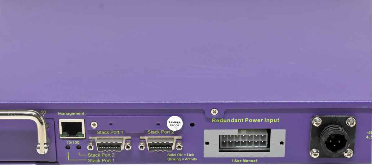 Extreme Summit X450a-48tDC 16165 48-Port RJ-45 GE Switch 4x 1G SFP no PSU Extreme Summit X450a-48tDC 16165 48-Port RJ-45 GE Switch 4x 1G SFP no PSU