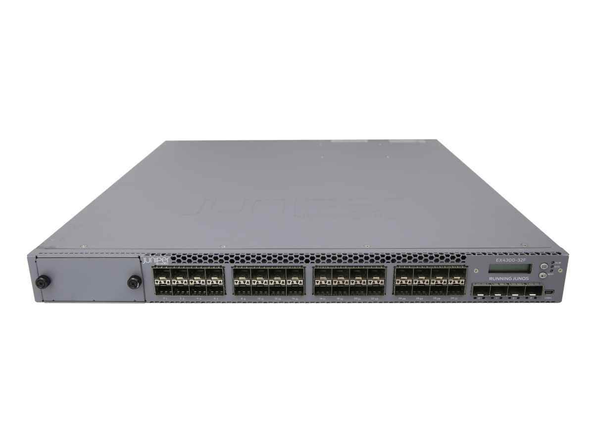 Juniper Switch EX4300-32F 650-064274 32-Port SFP GE Switch 4x 10G SFP+ 2x QSFP+ AFO