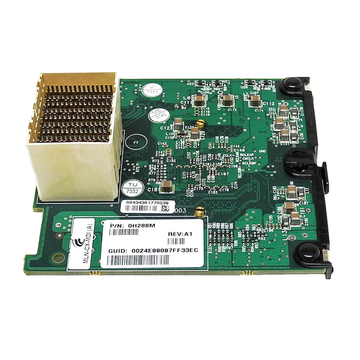 DELL Mellanox ConnectX MDI 20Gb/s InfiniBand Mezzanine Card 0H288M DELL Mellanox ConnectX MDI 20Gb/s InfiniBand Mezzanine Card 0H288M