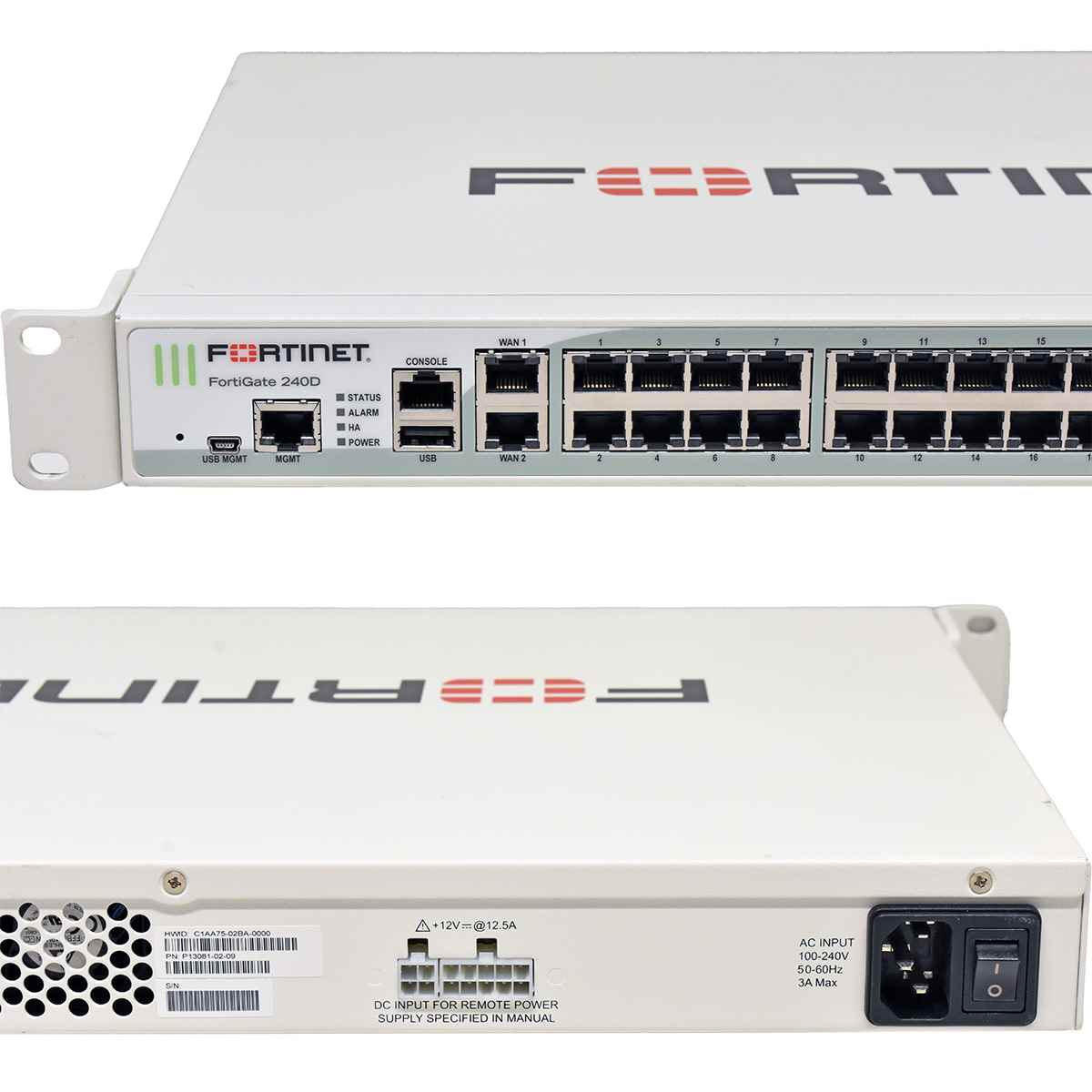 Fortinet FortiGate 240D FG-240D 40-Port RJ-45 GE 2x WAN RJ-45 GE 2x SFP GE Fortinet FortiGate 240D FG-240D 40-Port RJ-45 GE 2x WAN RJ-45 GE 2x SFP GE