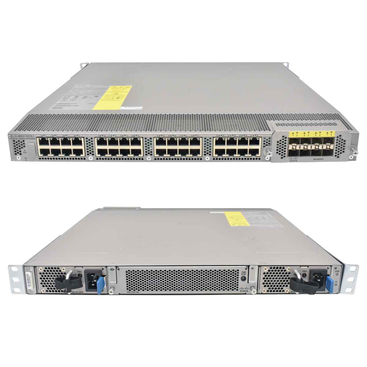 Cisco Nexus N2K-C2232TM-E-10GE 68-4482-04 40-Port 10G Fabric Extender blaue PSUs Cisco Nexus N2K-C2232TM-E-10GE 68-4482-04 40-Port 10G Fabric Extender blaue PSUs