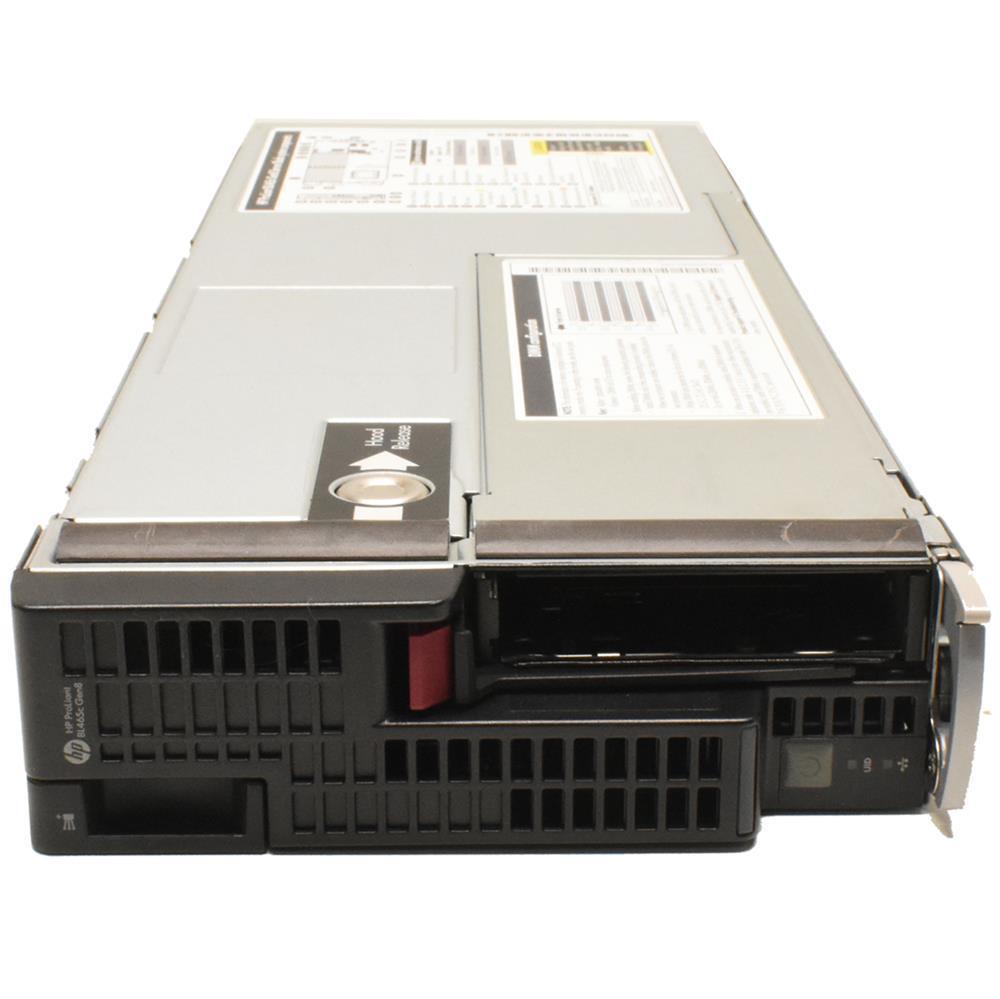 HP ProLiant BL465c G8 Blade P/N 634975-B21 2x AMD Opteron 6212 8c 2.60GHz P220i HP ProLiant BL465c G8 Blade Chassis P/N 634975-B21 2x AMD 6320 Board 683821-001