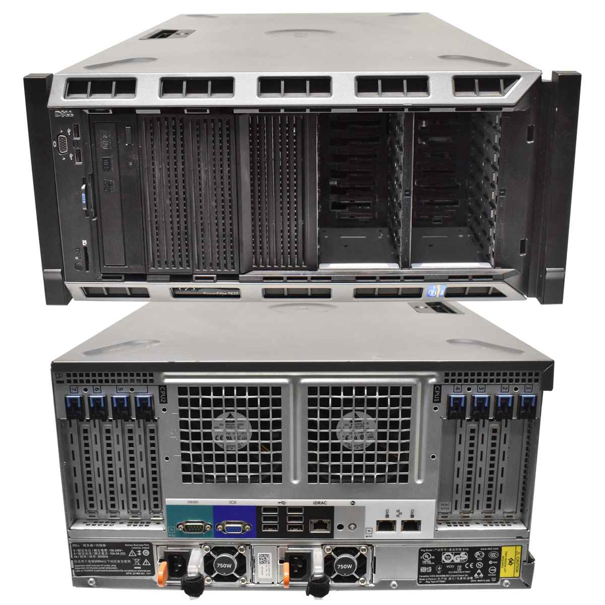 Dell PowerEdge T620 Rack XEON E5-2603 4C 1,8GHz 32GB RAM 16x SFF H710