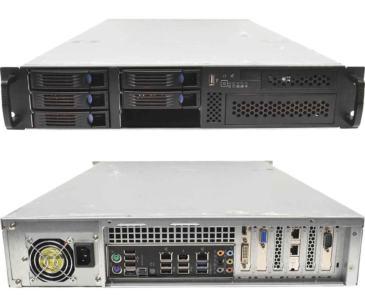 Chenbro Asus Server Board P9X79 Rev.1.03 Intel i7-4930K 3.40GHz 64GB RAM PC4 6x 3,5