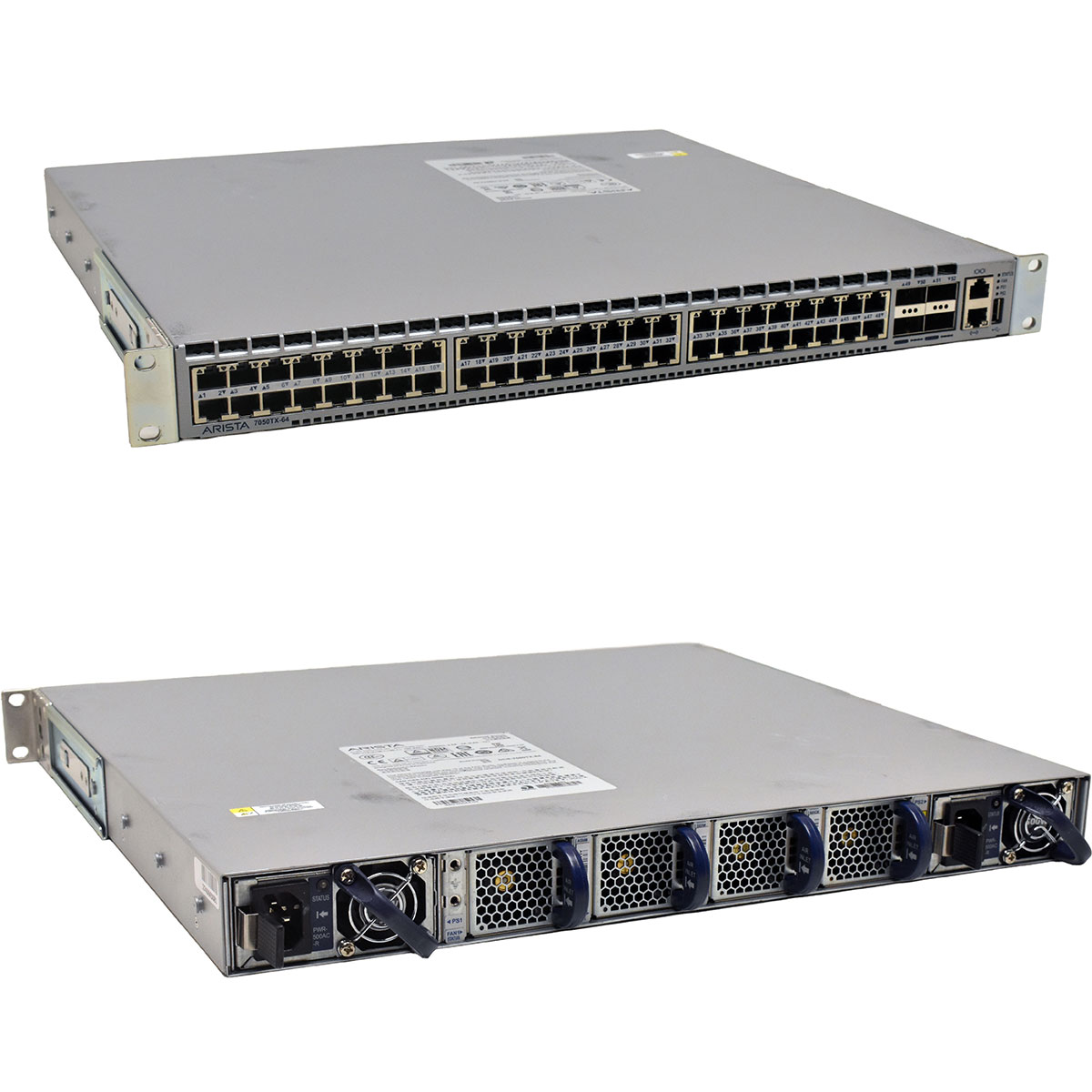 Arista DCS-7050TX-64 48-Port 10G Ethernet Switch 4x 40GbE QSFP+ Port