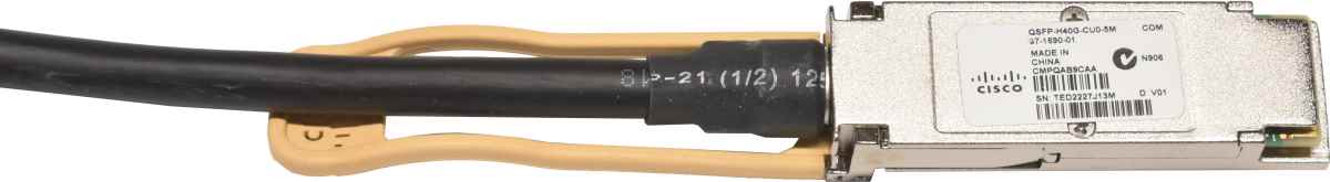 Cisco QSFP-H40G-CU0-5M 37-1690-01 0.5m 40G Passive Copper DAC Data Cable QSFP+ - QSFP+