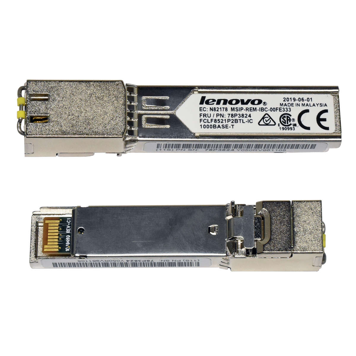 Lenovo-Finisar-FCLF8521P2BTL-IC-SFP-Transceiver-10-005.jpg Lenovo Finisar FCLF8521P2BTL-IC SFP Transceiver 1000Base-T RJ-45 00FE333 78P3824
