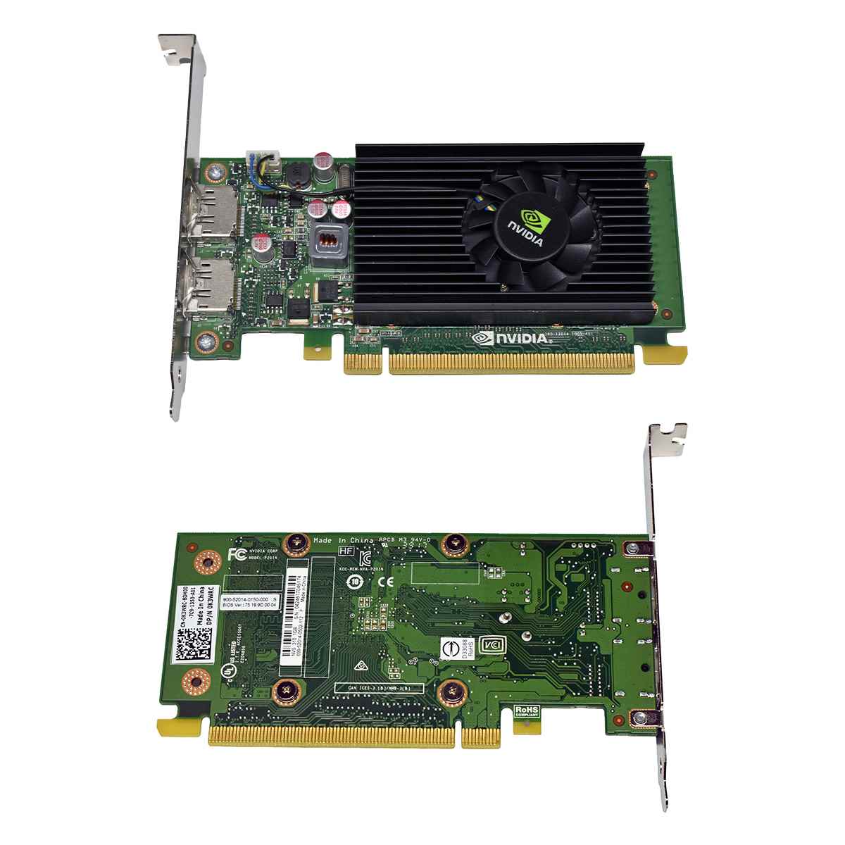 Dell NVIDIA 0K3WRC NVS 310 1GB GF119S Graphics Card DDR3 PCIe 2.0 x16 2x DP FP Dell NVIDIA 0K3WRC NVS 310 1GB GF119S Graphics Card DDR3 PCIe 2.0 x16 2x DP FP