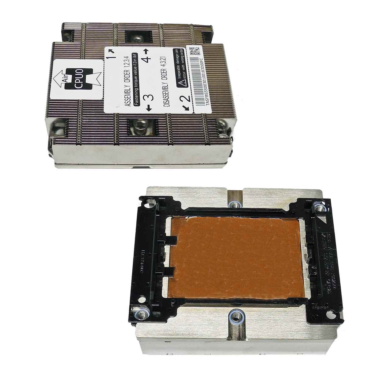 Quanta CPU0 Heatsink / Kühler for T42S-2U Server Node Quanta CPU0 Heatsink / Kühler for T42S-2U Server Node