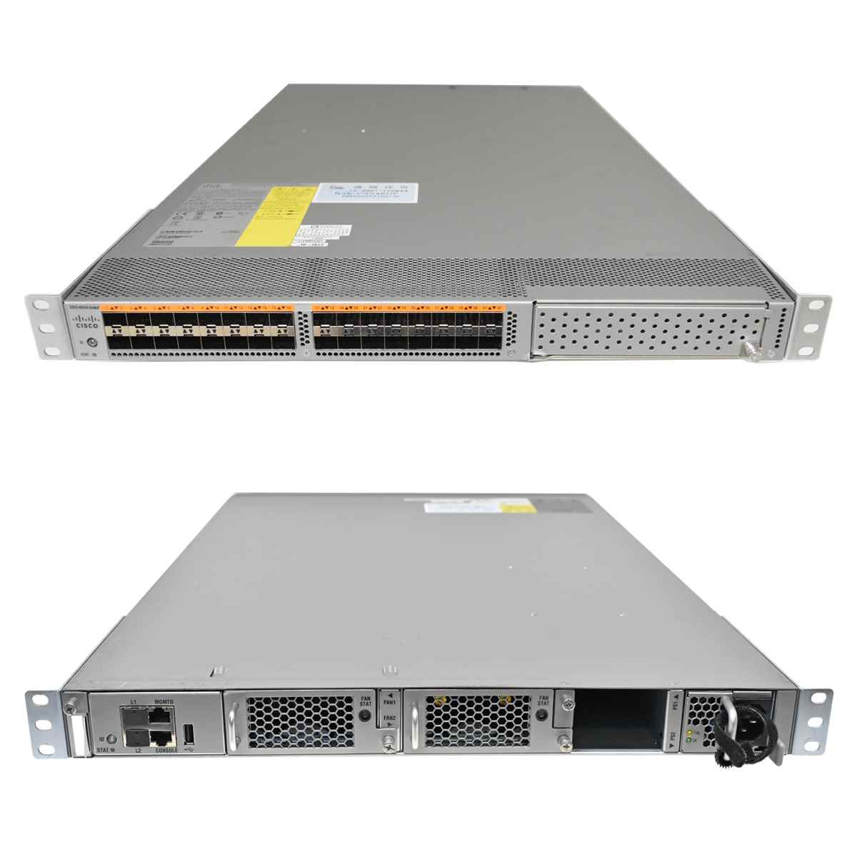 Cisco Nexus N5K-C5548UP 68-4157-01 32-Port FC Switch Netzteil N55-PAC-750W V02 + 6 mini GBICs Cisco Nexus N5K-C5548UP 68-4157-01 32-Port FC Switch Netzteil N55-PAC-750W V02 + 6 mini GBICs