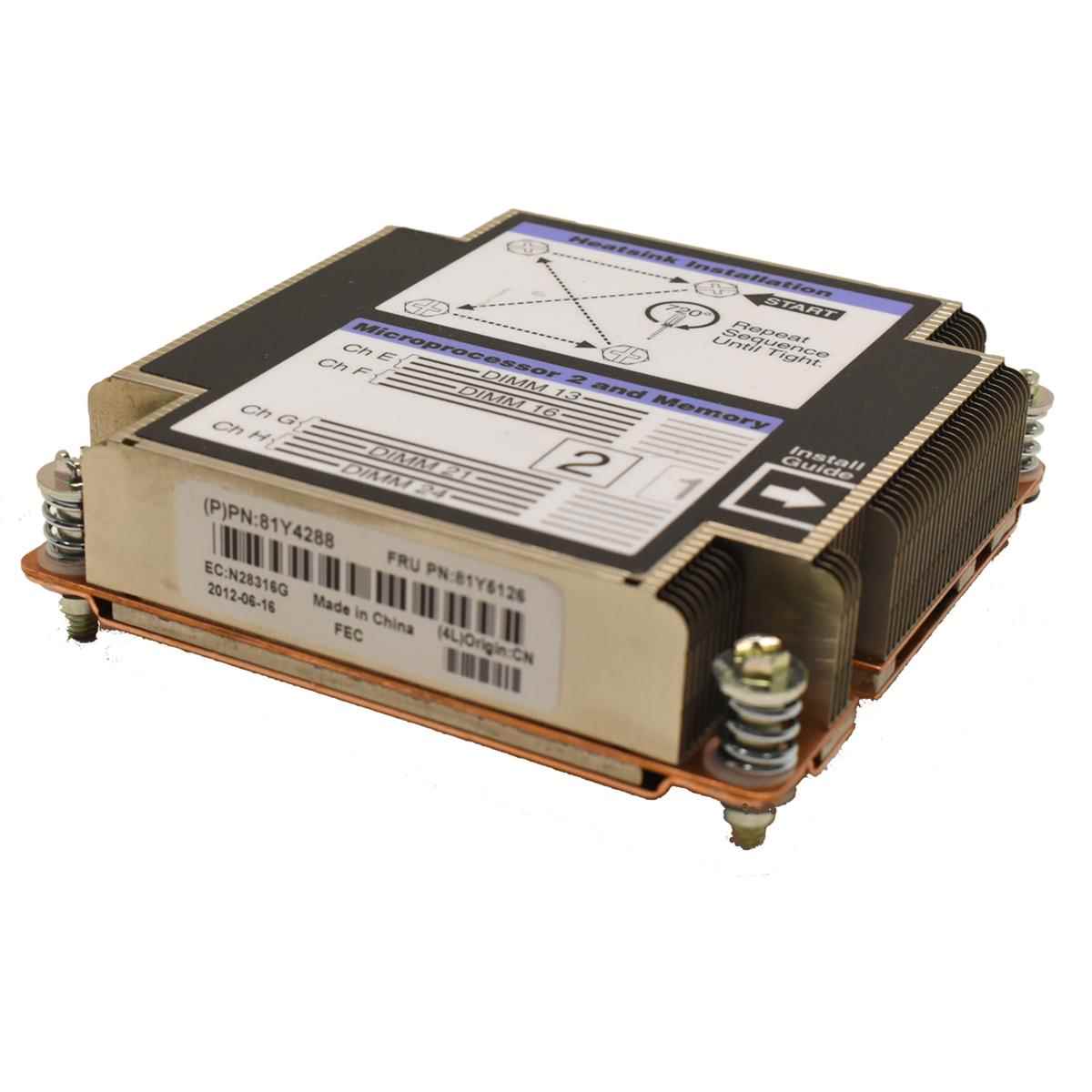 IBM CPU Kühler FRU 81Y5126 Heatsink IBM Blade Lenovo Flex System x240 8737 IBM CPU Kühler FRU 81Y5126 Heatsink IBM Blade Lenovo Flex System x240 8737