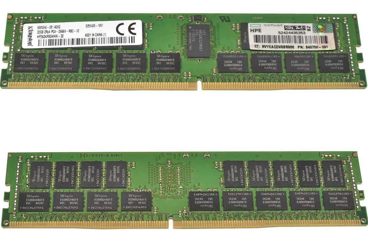 HP Kingston 32GB 2Rx4 PC4-2666V DDR4 RAM HP26D4R9D4HAI-32 840758-091