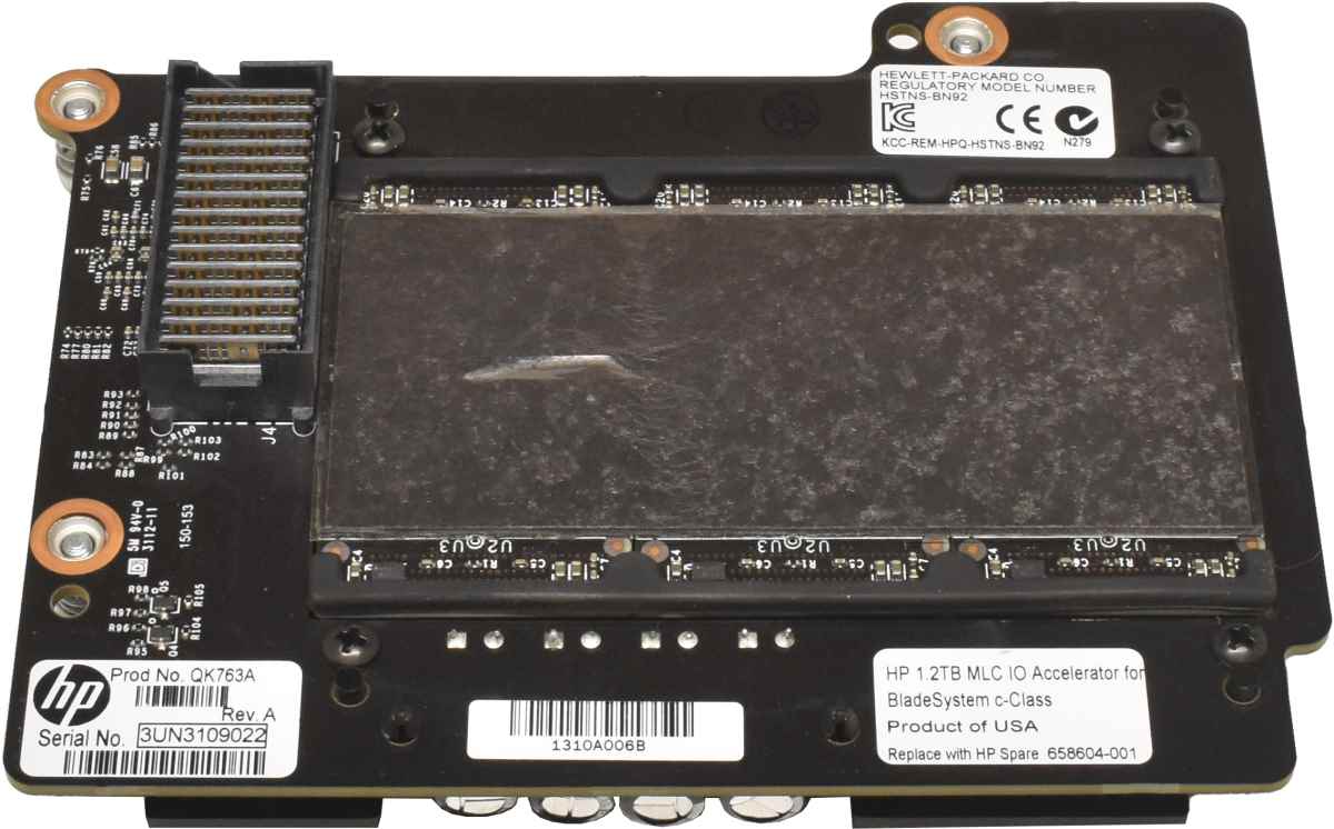 HP QK763A 1,2TB MLC Accelerator SSD für BladeSystem 658604-001 HP QK763A 1,2TB MLC Accelerator SSD für BladeSystem 658604-001