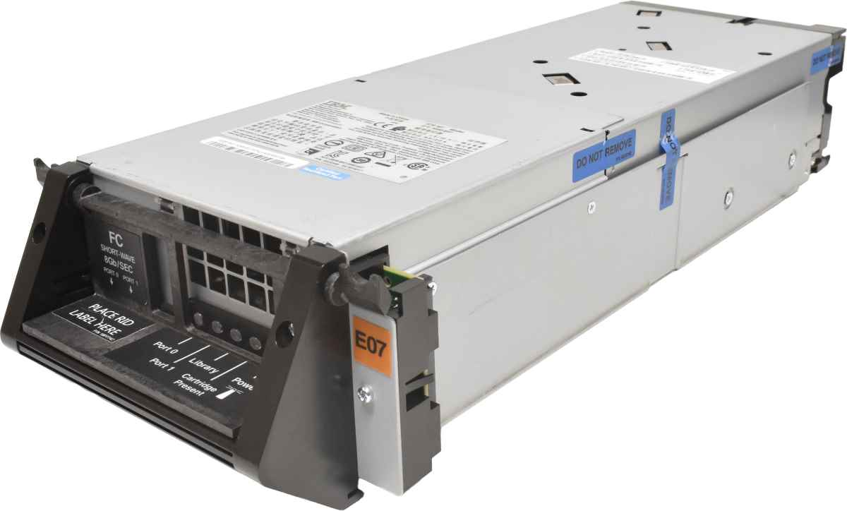 IBM 3592-E07 TS1140 8Gb/sec 4TB FC Tape Drive IBM 3592-E07 TS1140 8Gb/sec 4TB FC Tape Drive