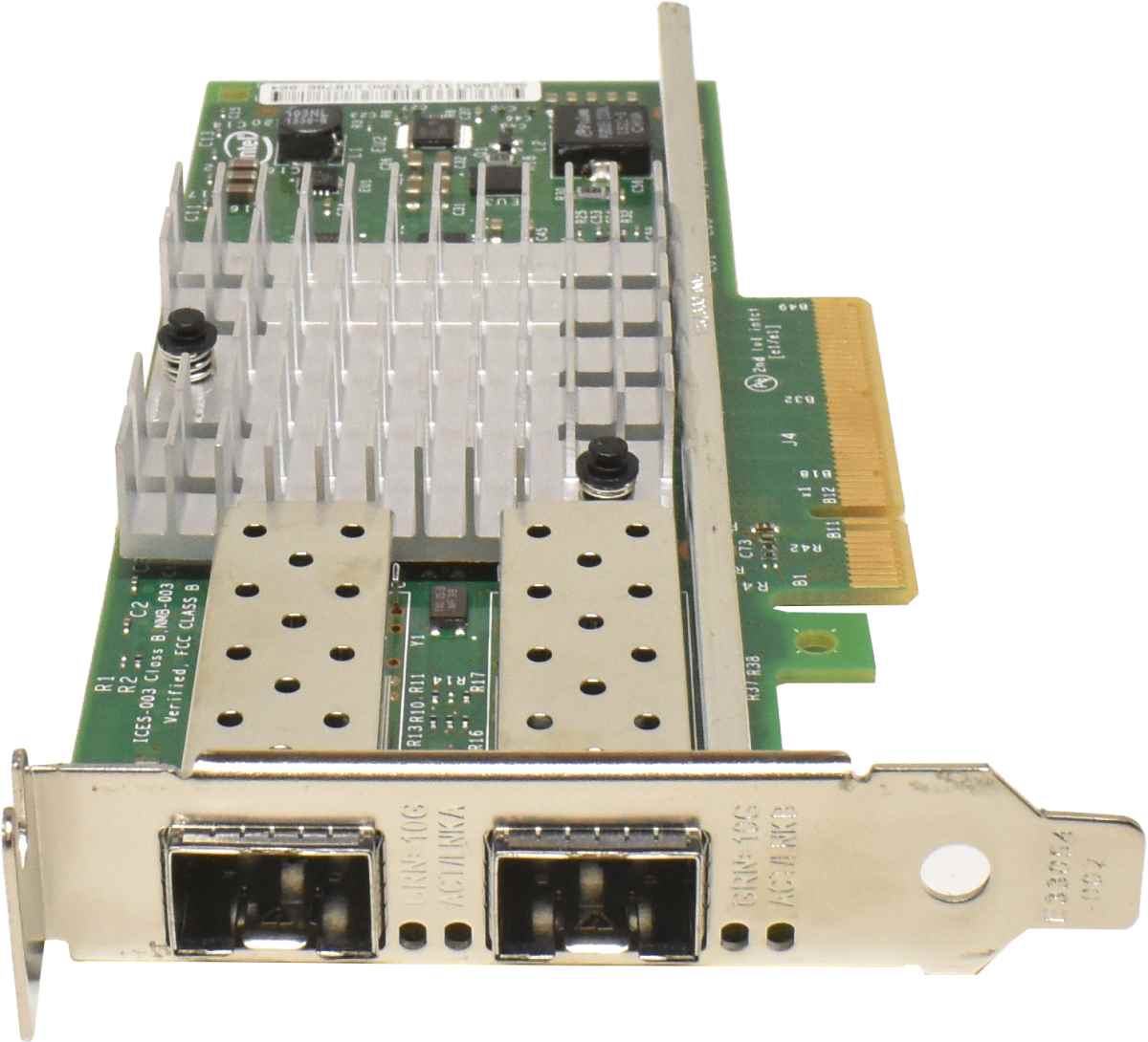 DELL Intel X520-DA2 FC Dual-Port 10GbE PCIe x8 Netzwerkkarte 0VFVGR LP