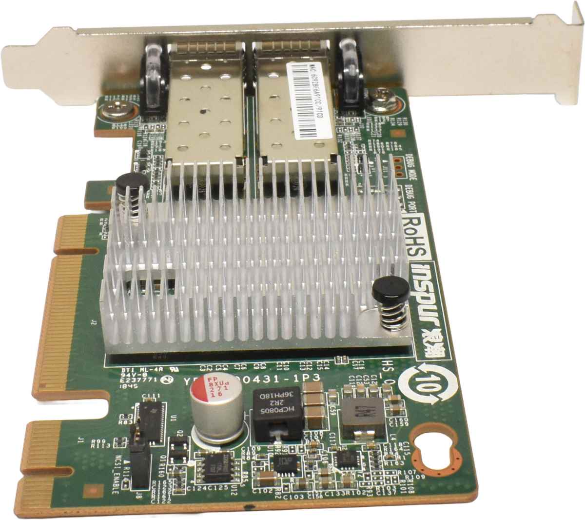 Inspur YZCA-00431-102 Dual-Port SFP+ 10Gbps für Inspur Server N Series FP Inspur YZCA-00431-102 Dual-Port SFP+ 10Gbps für Inspur Server N Series FP