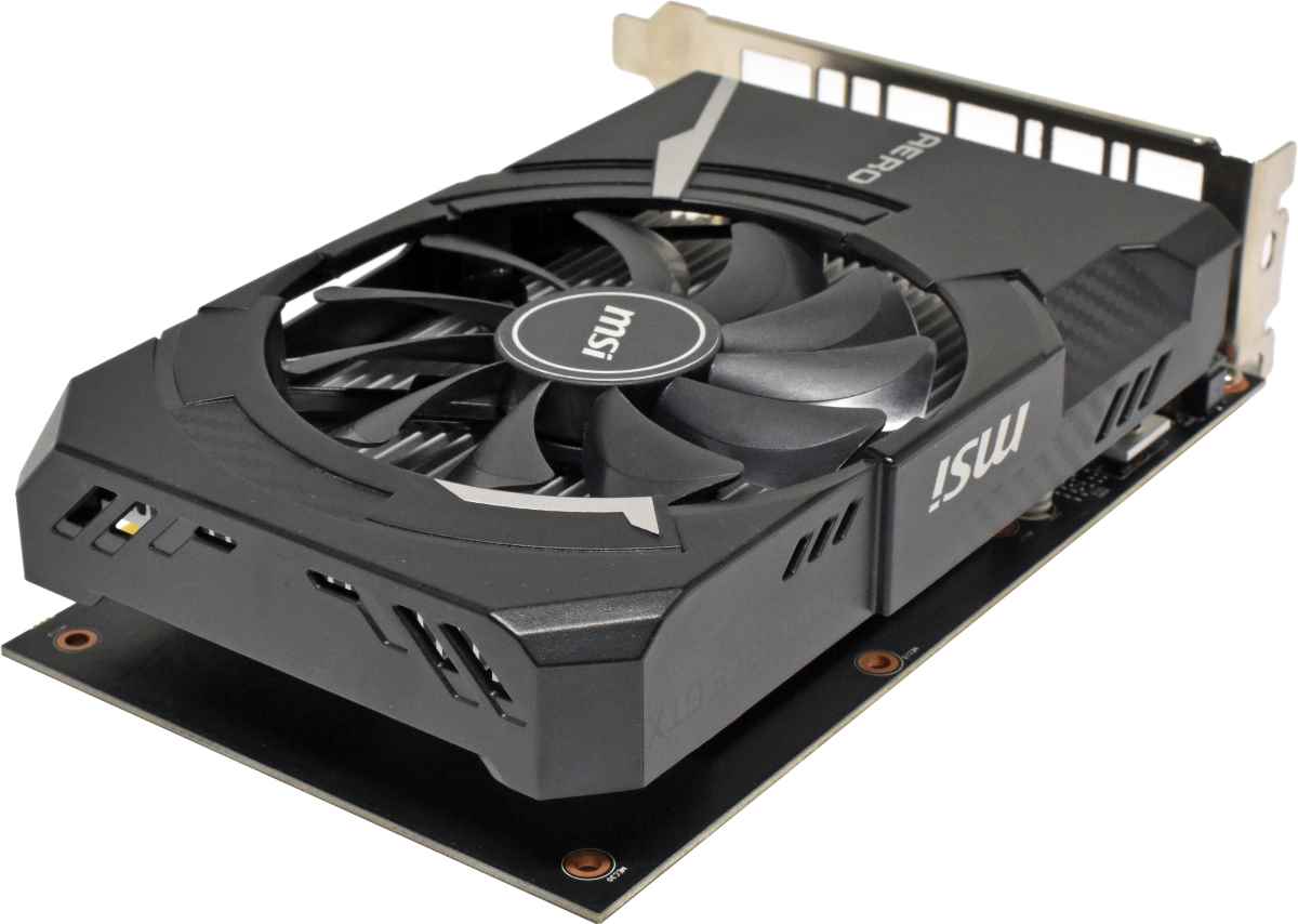 MSI GeForce GTX 1650 Aero ITX 4G OC Graphics Card TU116 4GB GDDR6 PCIe 3.0 x16 DVI HDMI DP MSI GeForce GTX 1650 Aero ITX 4G OC Graphics Card TU116 4GB GDDR6 PCIe 3.0 x16 DVI HDMI DP