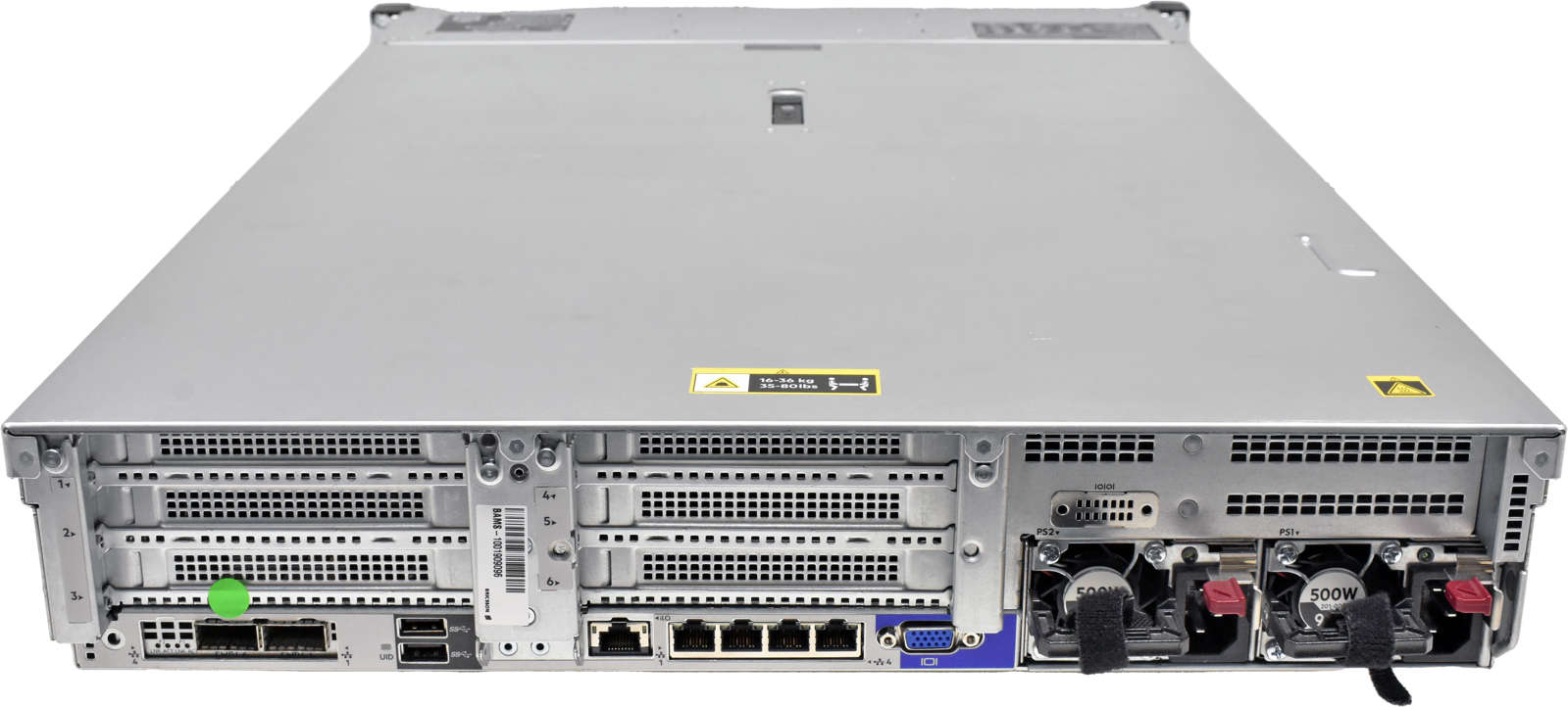 HP ProLiant DL380 G10 2U no CPU no PC4 RAM 2x Heatsink CPU 16x SFF 2,5 P816i-a SR
