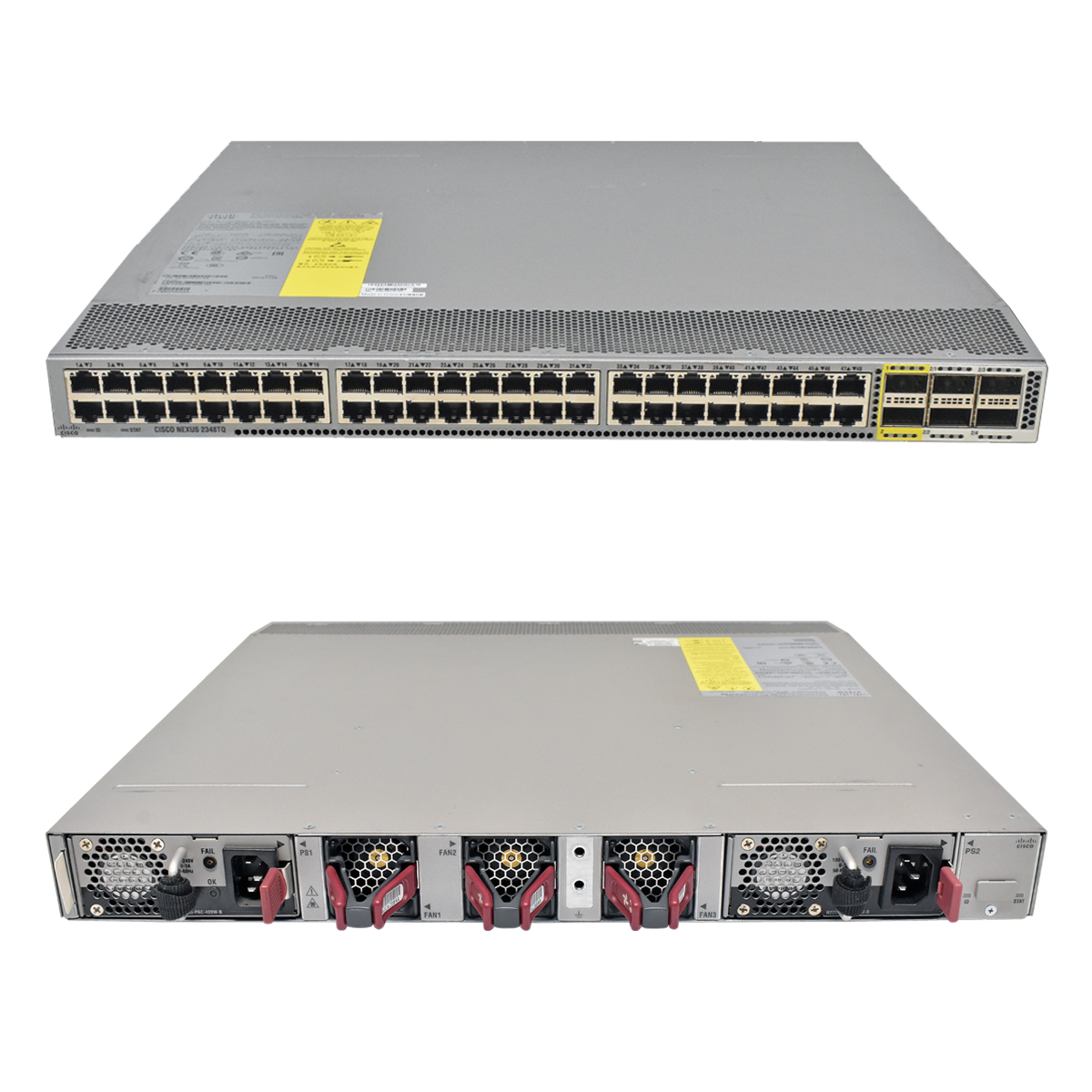 Cisco Nexus 2348TQ Fabric Extender N2K-C2348TQ-10GE 68-5579-01 rote PSUs Cisco Nexus 2348TQ Fabric Extender N2K-C2348TQ-10GE 68-5579-01 rote PSUs