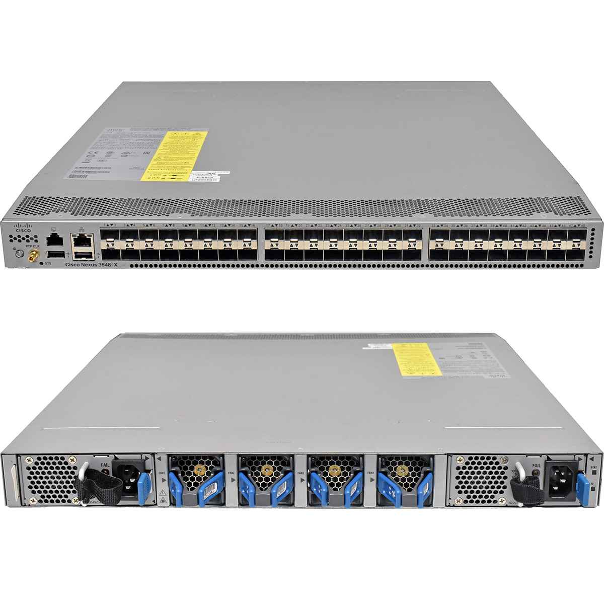 Cisco Nexus 3548-X N3K-C3548P-10GX 68-5626-01 48-Port SFP+ 10GE Switch no Ears Cisco Nexus 3548-X N3K-C3548P-10GX 68-5626-01 48-Port SFP+ 10GE Switch no Ears