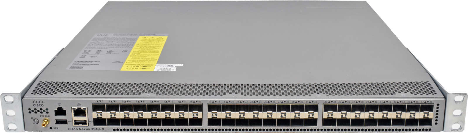 Cisco Nexus 3548-X N3K-C3548P-10GX 68-5626-01 48-Port SFP+ 10GE Switch +Rack Ears