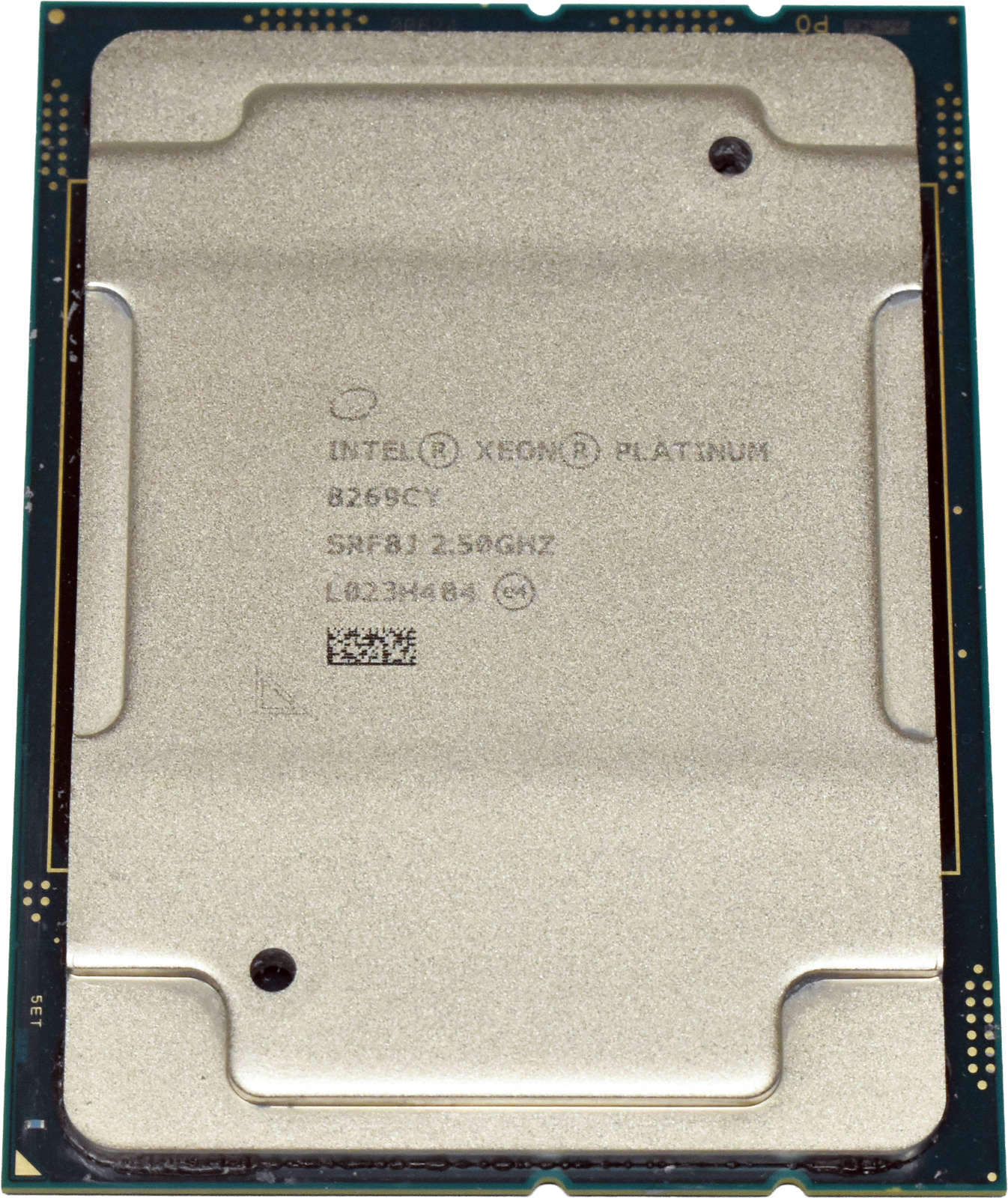 Intel-Xeon-Platinum-Processor-8269CY-26-Core-2-50-001.jpg Intel Xeon Platinum Processor 8269CY 26-Core 2.50 GHz 35.75 MB Cache SRF8J FCLGA3647