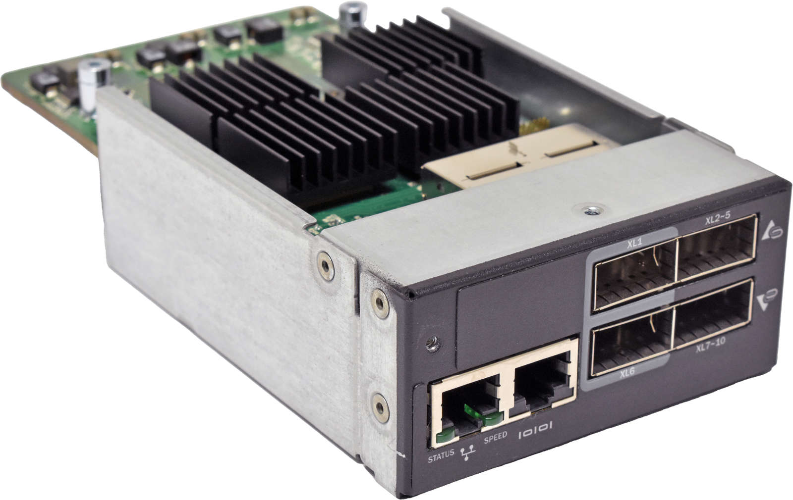 Brocade-ICX-6610-48P-40-1000540-10-4-Port-40G-QSFP-001.jpg Brocade ICX 6610-48P 40-1000540-10 4-Port 40G QSFP Uplink Module