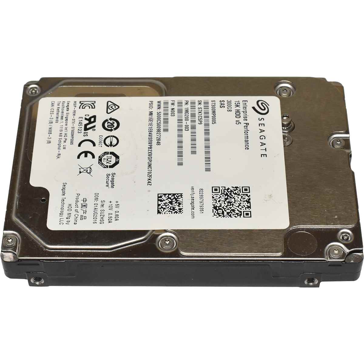 Seagate 300GB 2.5" 15K 12G SAS HDD Festplatte ST300MP0005 1MG200-003 Seagate 300GB 2.5" 15K 12G SAS HDD Festplatte ST300MP0005 1MG200-003