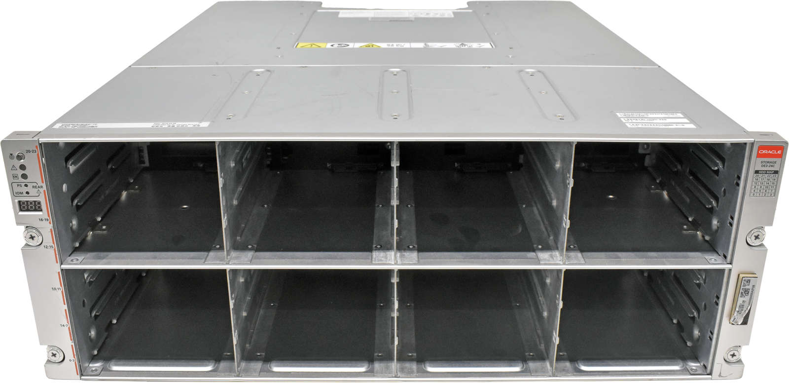 Oracle-DE3-24C-24x-3-5-Storage-2x-12G-SAS-3-IOM-Co-001.jpg Oracle DE3-24C 24x 3.5" Storage 2x 12G SAS-3 IOM Controller 7318548 2x PSU