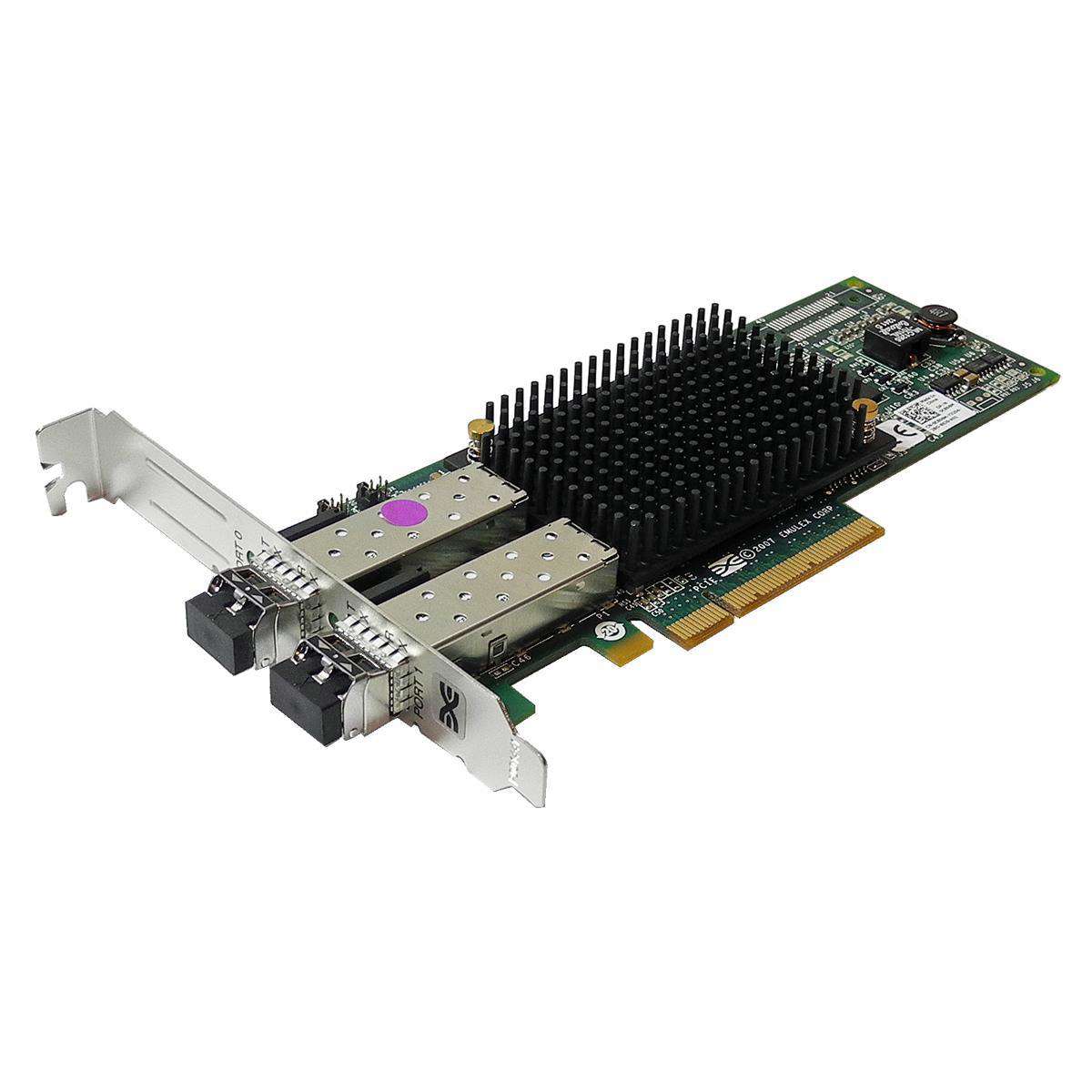 IBM 5287 74Y3457 Emulex P005414 Dual-Port 10GE SFP+ PCIe x8 Server Adapter + GBICs FP