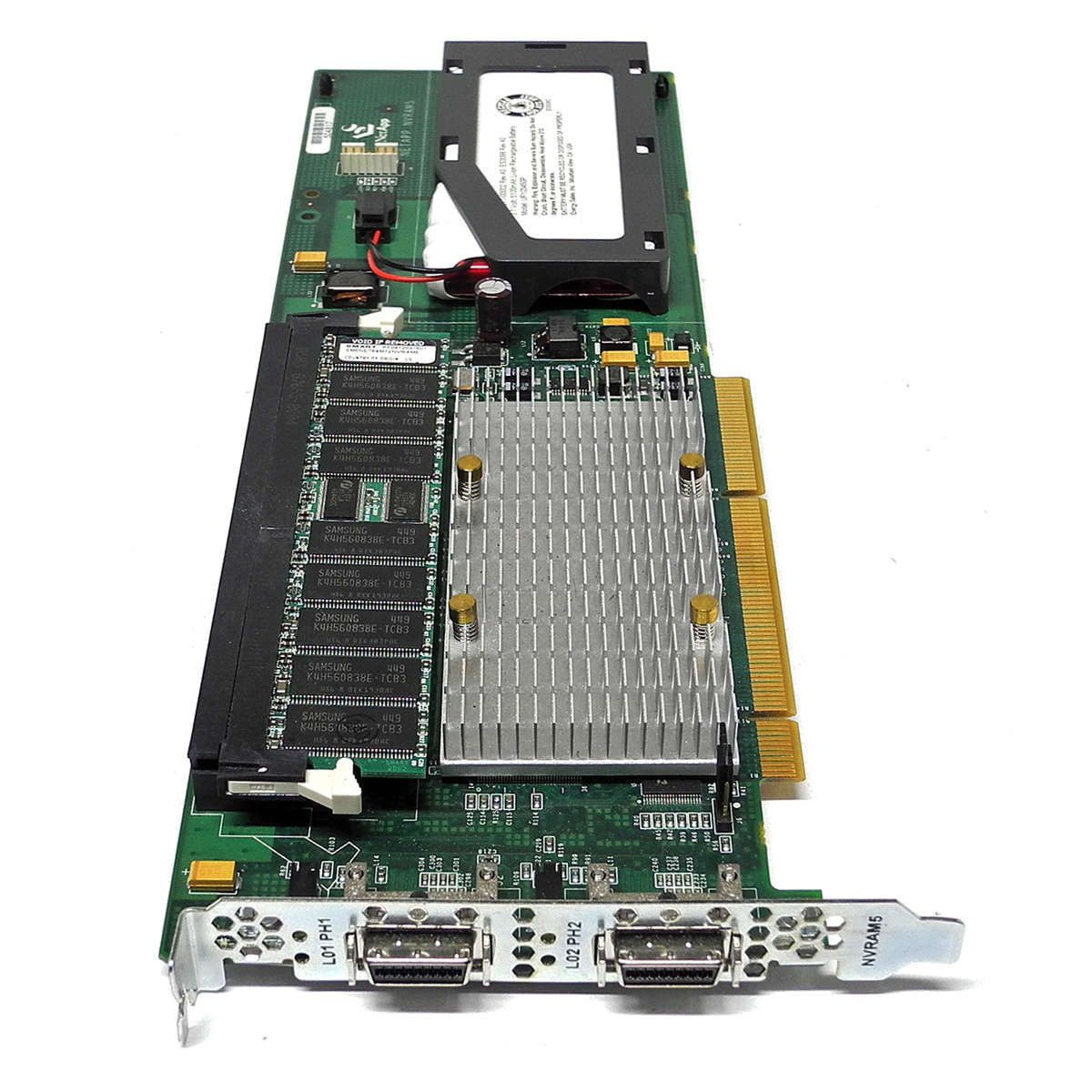 NetApp-X3148-R5-NVRAM5-InfiniBand-PCI-X-Controller-003.jpg NetApp X3148-R5 NVRAM5 InfiniBand PCI-X Controller Card 111-00022+F0