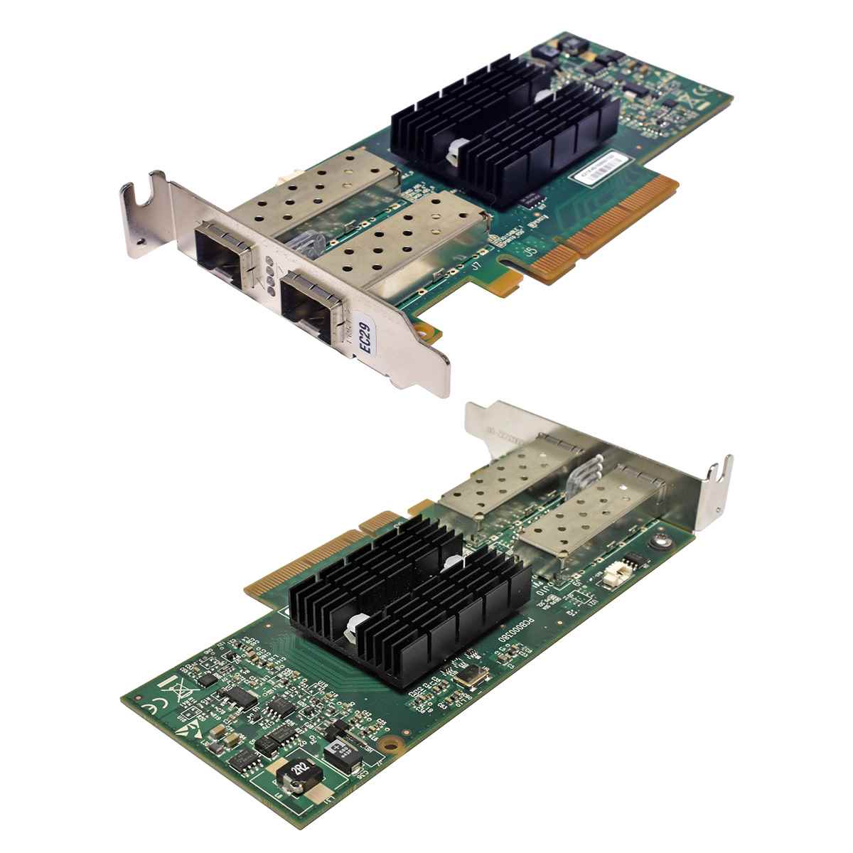 IBM Mellanox 00E1856 Dual-Port 10G SFP+ RoCE SR Network Adapter PCIe x8 LP +GBICs IBM Mellanox 00E1856 Dual-Port 10G SFP+ RoCE SR Network Adapter PCIe x8 LP +GBICs