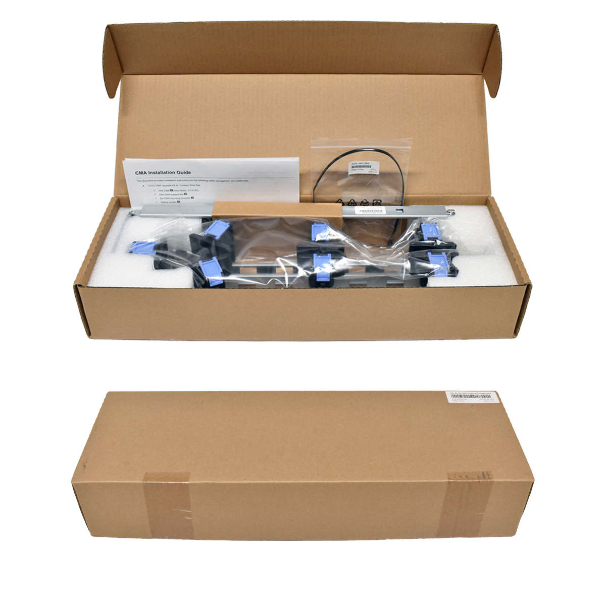 IBM-Lenovo-00YK496-1U-2U-CMA-Kit-Kabelführungsarm-001.jpg IBM Lenovo 00YK496 1U/2U CMA Kit Kabelführungsarm für werkzeuglose Gleitschiene NEW/NEU