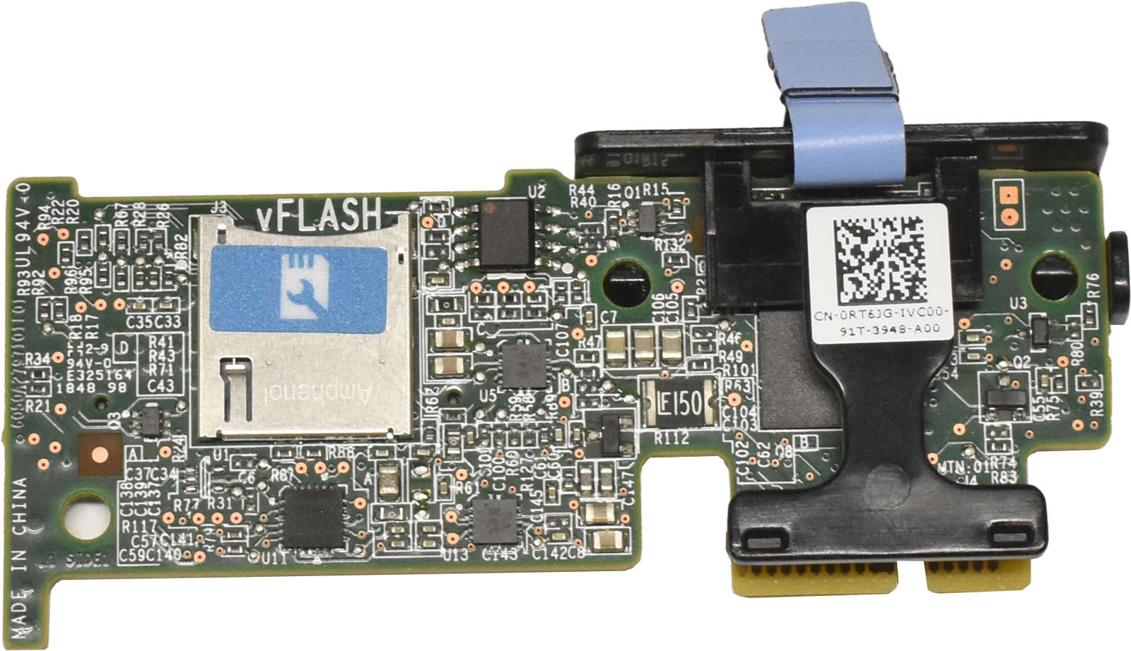 Dell-0RT6JG-Dual-SD-2x-32GB-vFlash-Card-Reader-Mod-003.jpg Dell 0RT6JG Dual SD 2x 32GB vFlash Card Reader Module IDSDM for R440 R540 R640 R740 R740xd