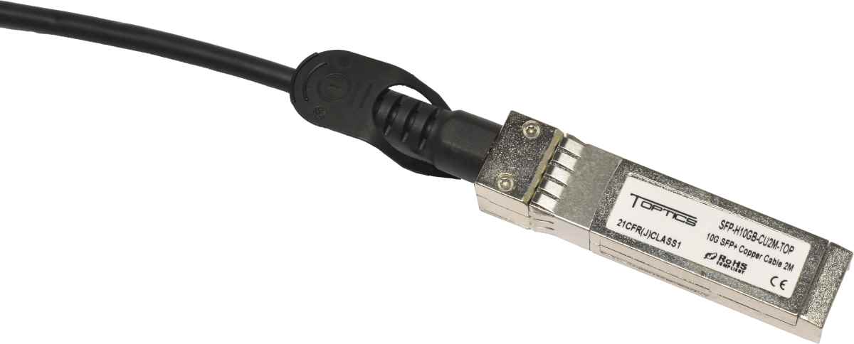 T Optics SFP-H10GB-CU2M-TOP 10Gb SFP+ / SFP+ Twinax Copper Cable 2m NEU