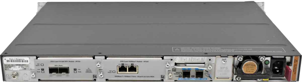 HP 2920-48G J9728A 48-Port stackable GE Switch 4x SFP +Module J9731A J9732A J9733A
