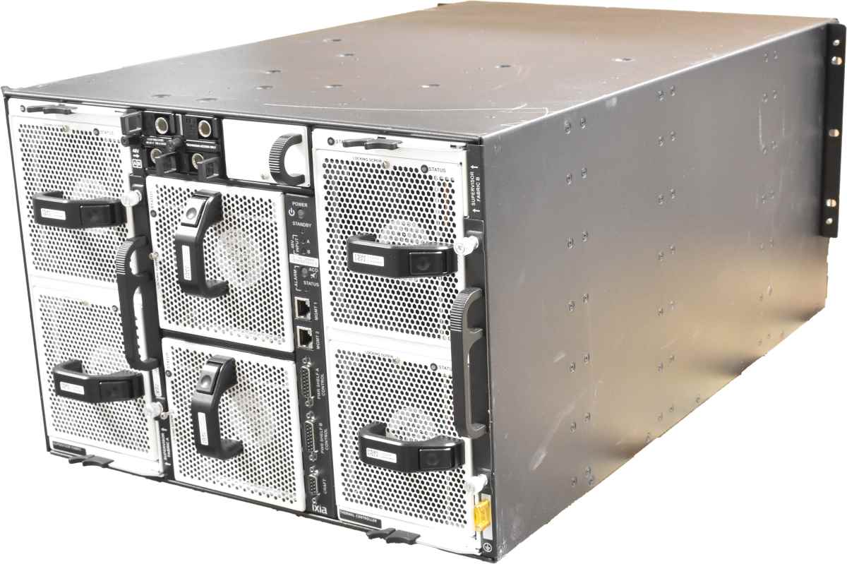 Ixia NTO 7300 7U Rack -48V DC 2x 415AF 48Port QSFP28 1x 212AF 48Port SFP+ 3x Blank LC 6x Fan