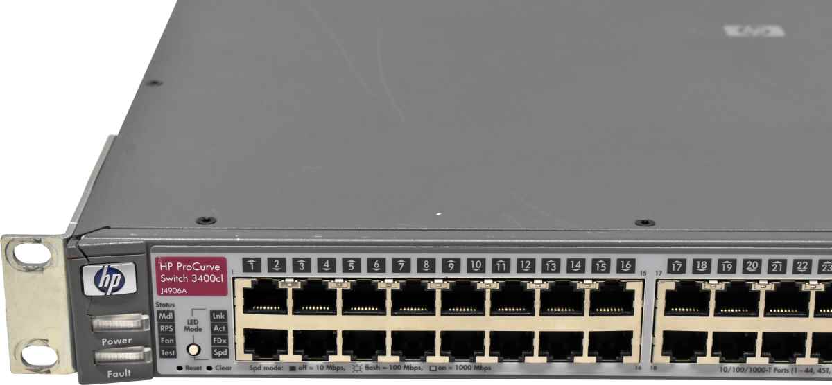 HP 3400cl J4906A 48-Port GE Switch 4x SFP + 10G CL Module