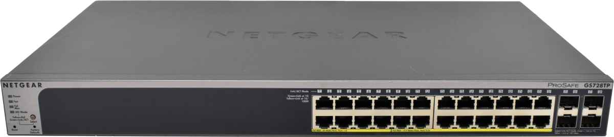 Netgear ProSafe GS728TP 24-Port PoE Gigabit Smart Switch 4x SFP