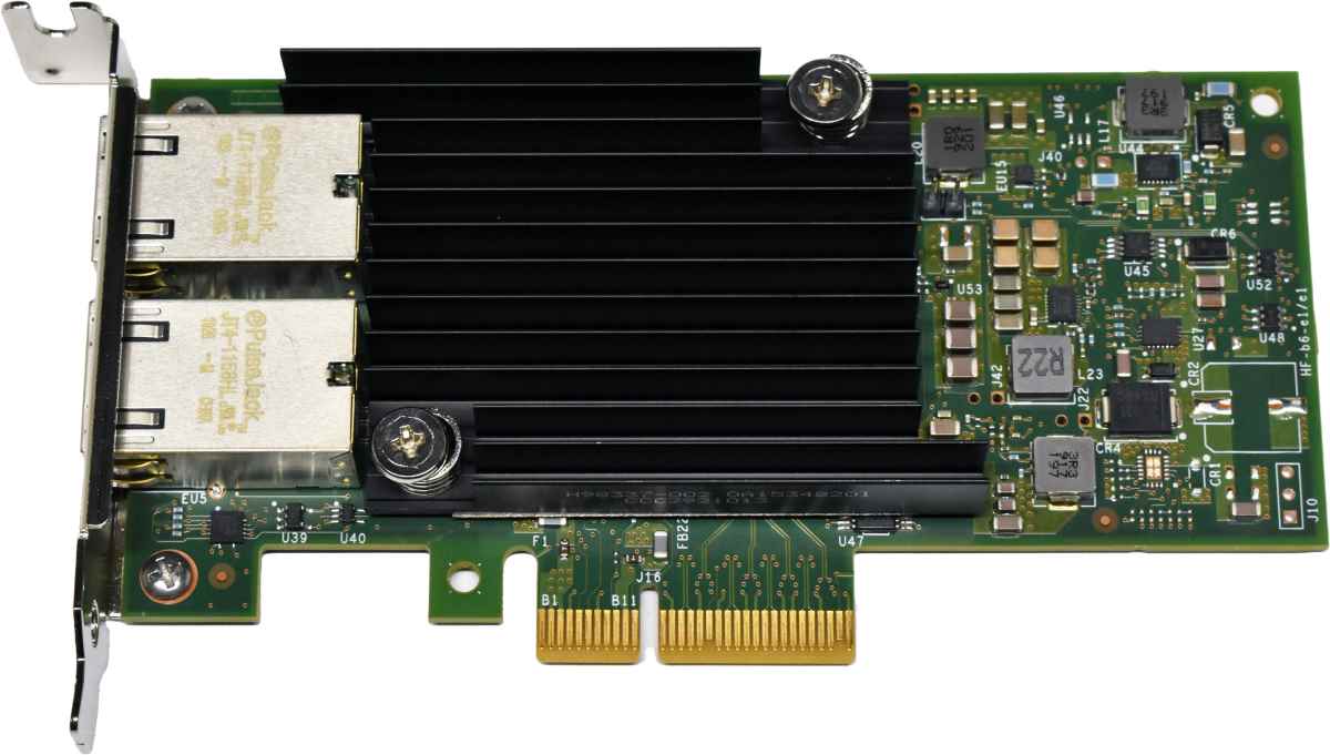 HP 562T HSTNS-B090 Ethernet Dual-Port 10GbE SFP+ PCI-Express Server Adapter 840137-001 HP 562T HSTNS-B090 Ethernet Dual-Port 10GbE SFP+ PCI-Express Server Adapter 840137-001