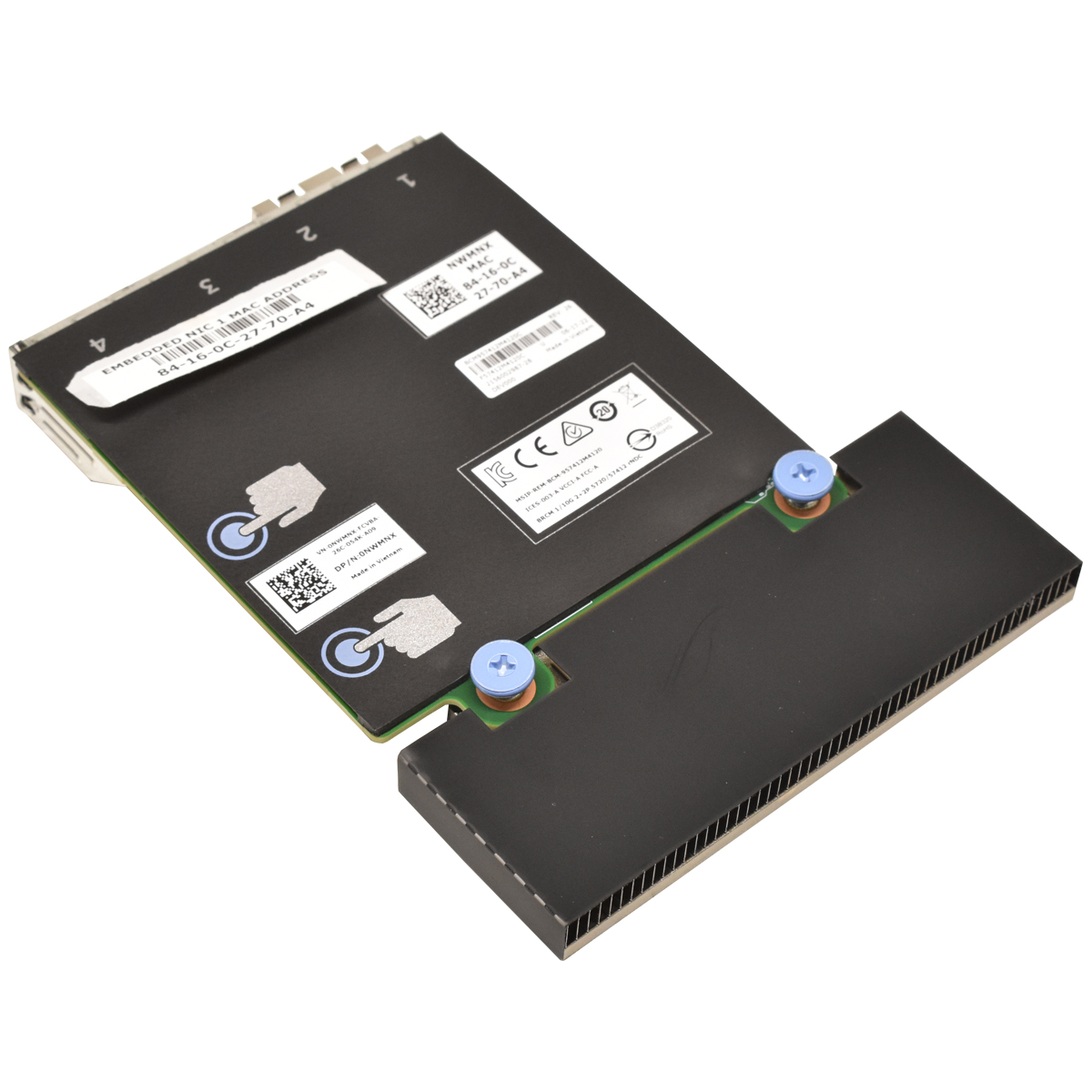 DELL 57412 0NWMNX Broadcom BCM957412M 2x SFP + 2-Port 10Gbps RJ45 Network Daughter Card NEW DELL 57412 0NWMNX Broadcom BCM957412M 2x SFP + 2-Port 10Gbps RJ45 Network Daughter Card NEW