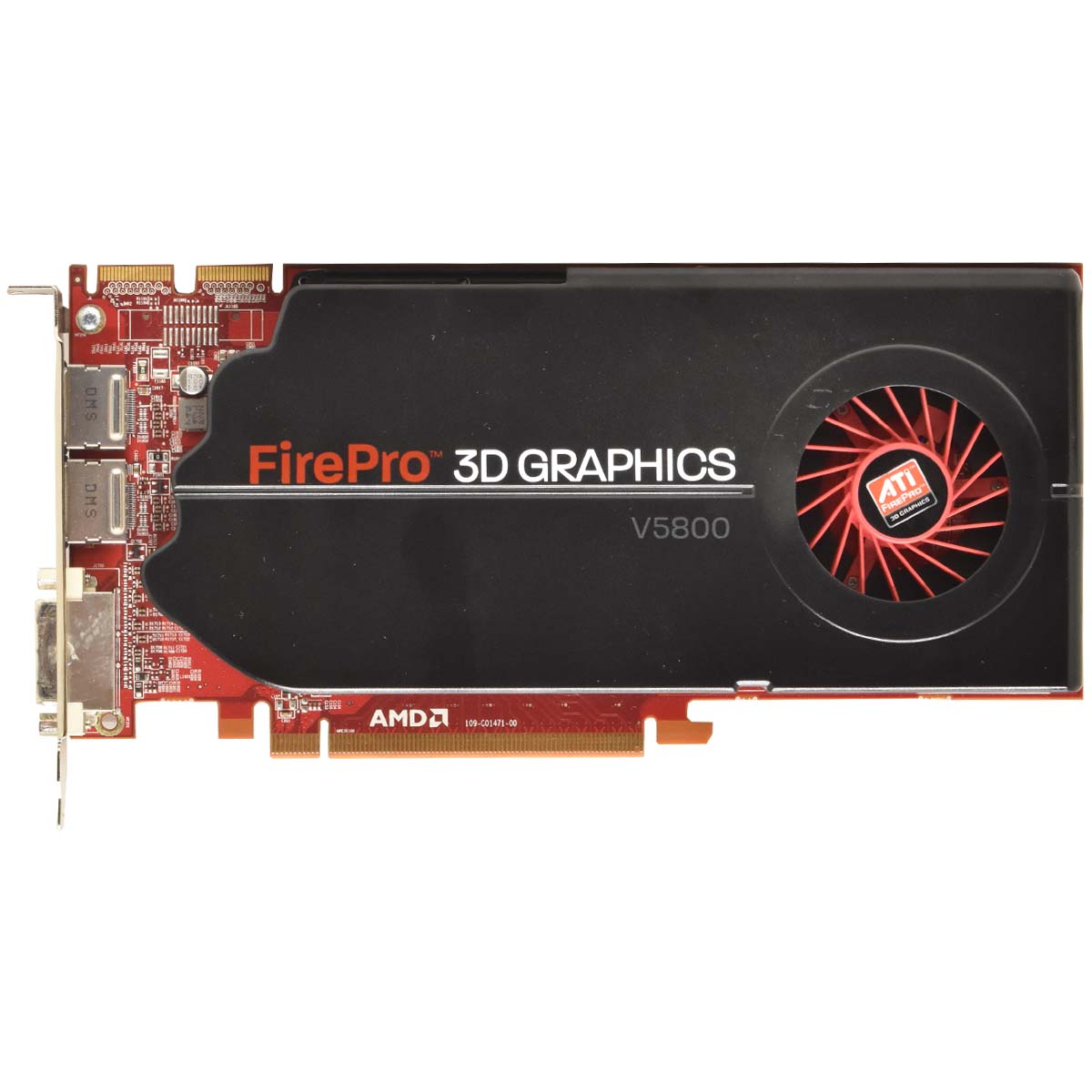 AMD Grafikkarte FirePro V5800 1GB GDDR5 PCIe x16 7120284100G Full Profile